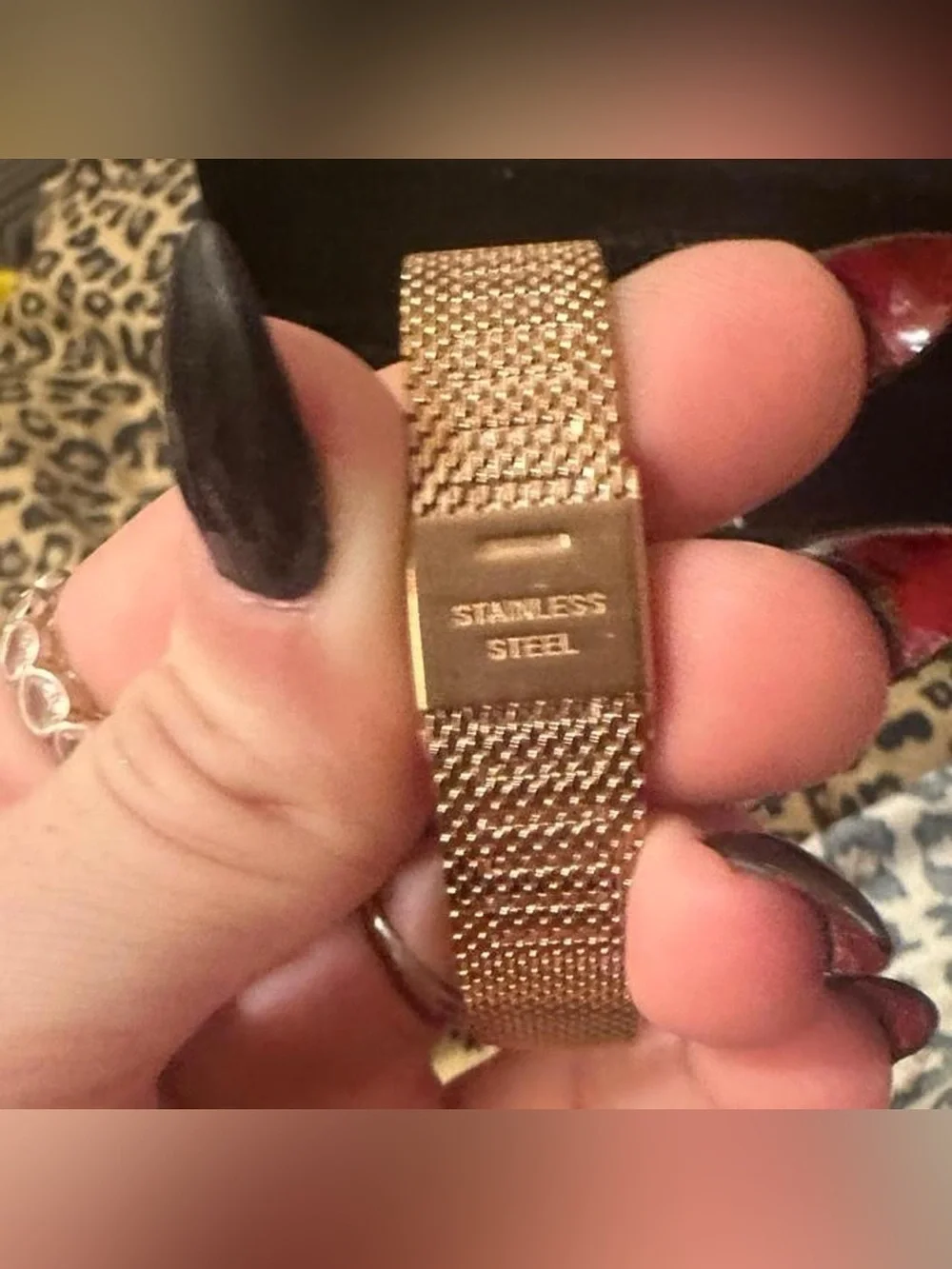Swarovski 5732501 champagne Matrix diamond watch